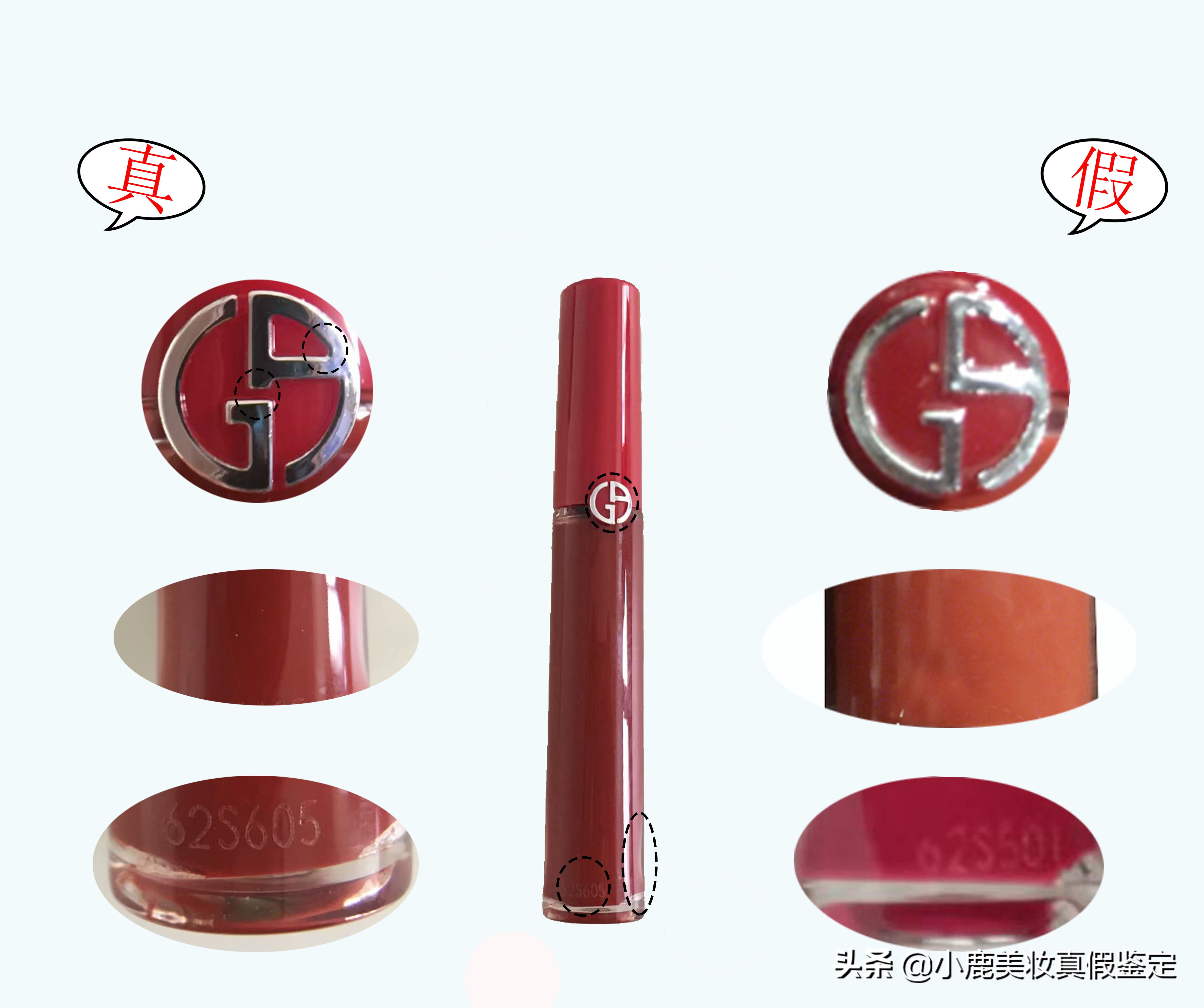 阿玛尼新款405权力唇膏真假,阿玛尼405小样1.4毫升真假