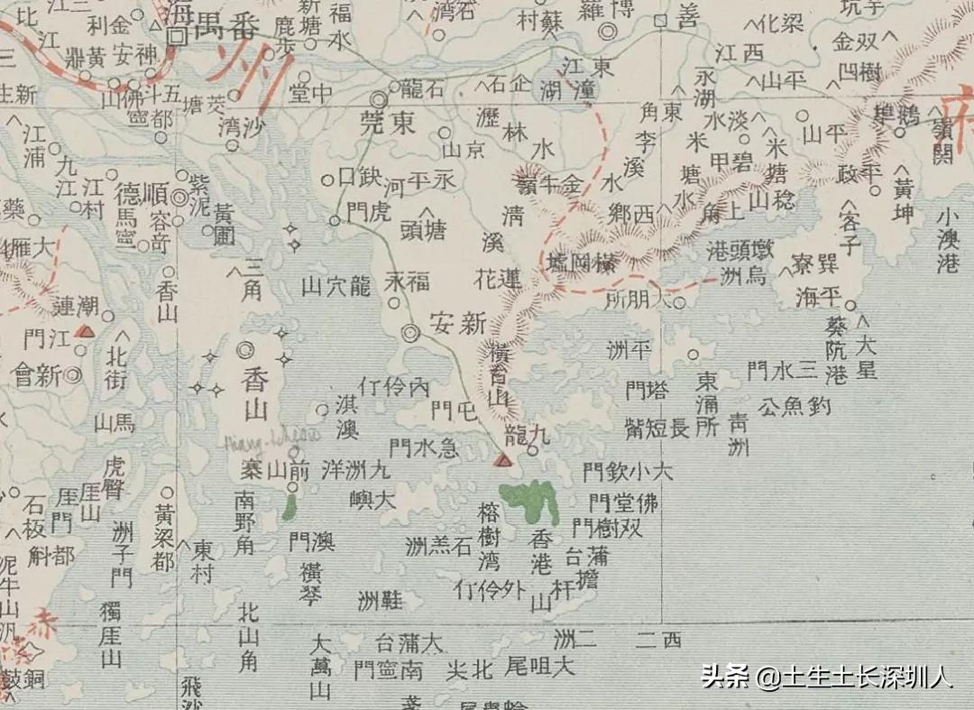 这些深圳老地图,见过一张就算你厉害