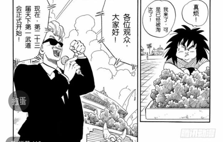 龙珠武道大会裁判有多强,龙珠中的第一武道会