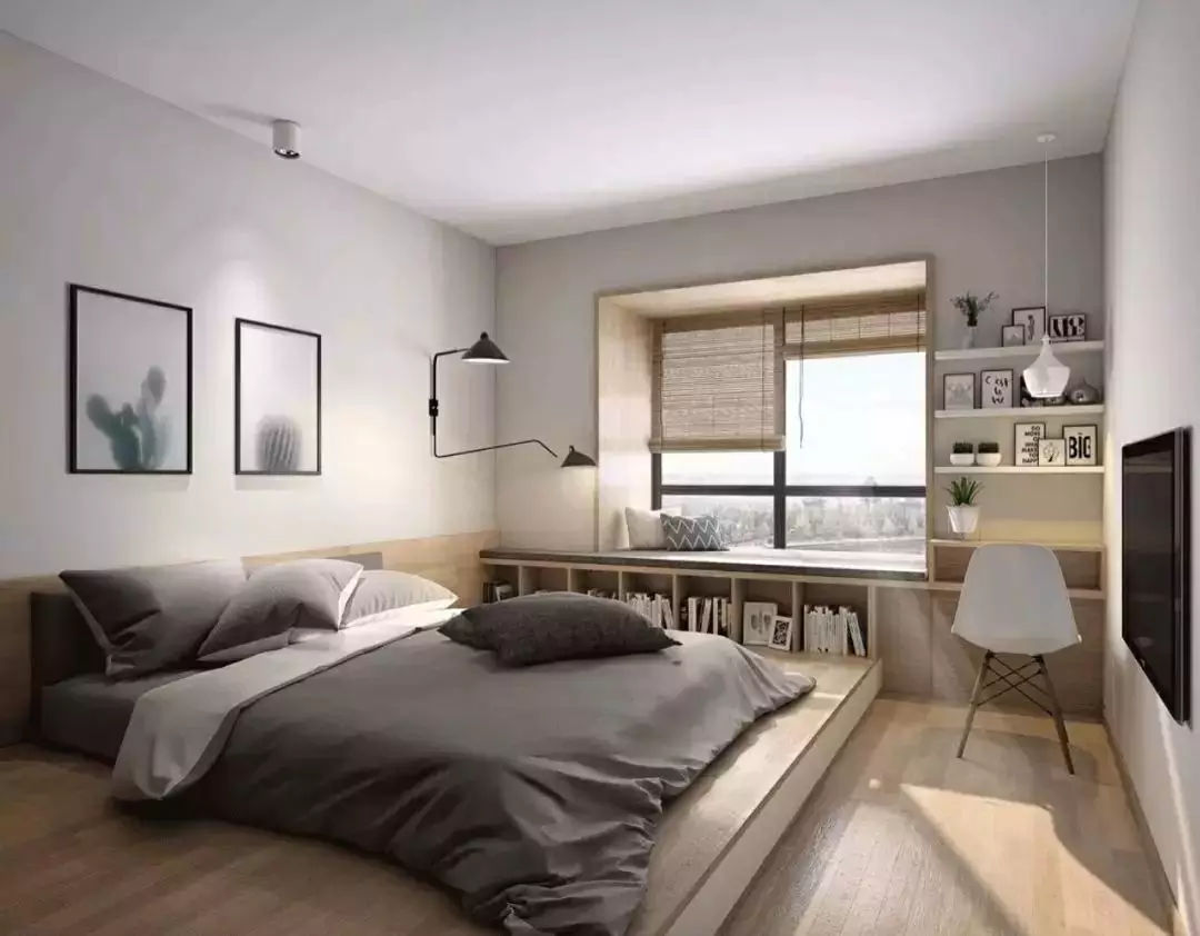 飘窗柜子设计最新效果图,飘窗柜子的最新设计