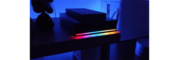 游戏宅理想桌面,电竞头戴式耳机rog棱镜s