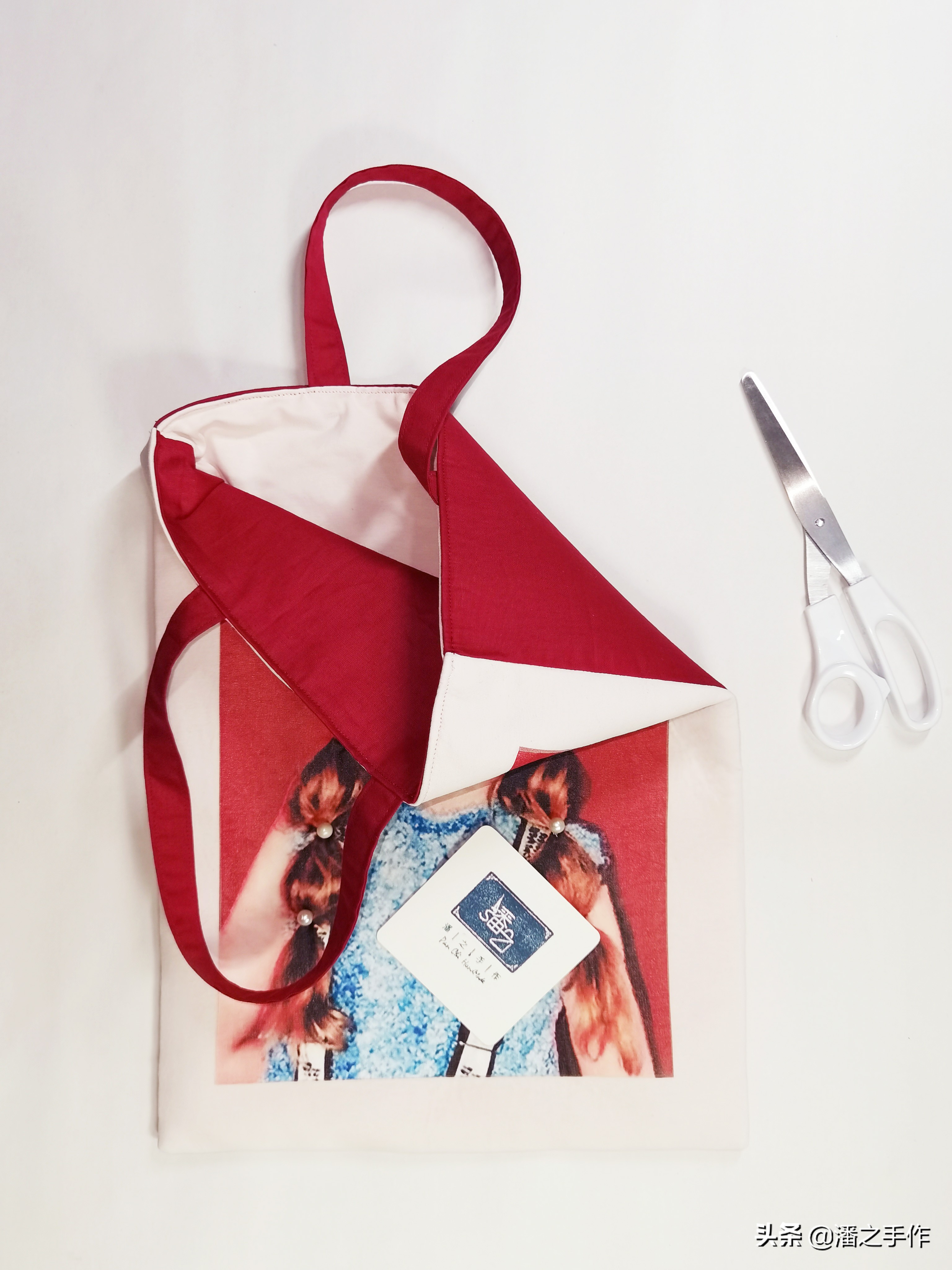 旧t恤diy手工制作垫子,幼儿手工旧t恤做环保袋