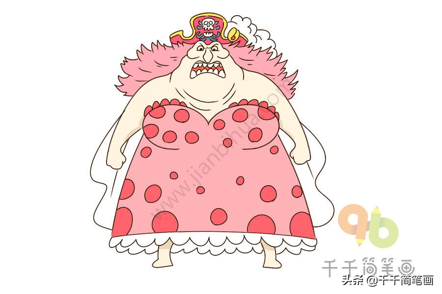 如何画海贼王全员图,手残党也可以学会的画人