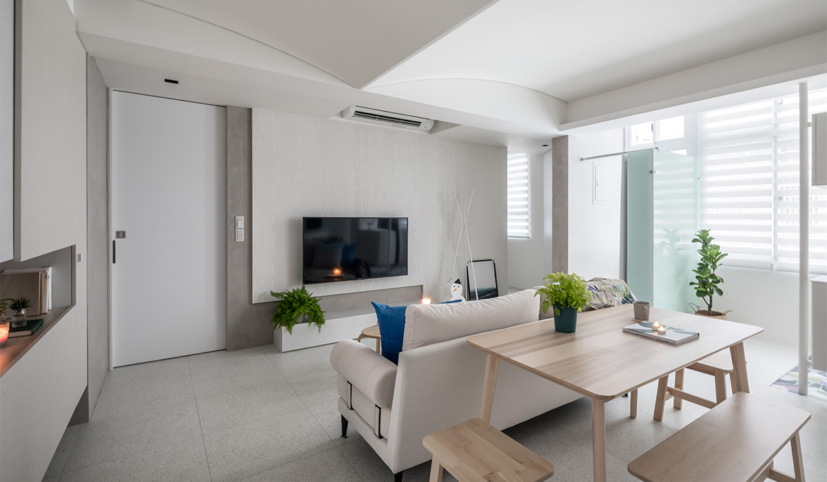 沙发不靠墙的简单装修风格效果,沙发不靠墙的客厅该怎样设计好看