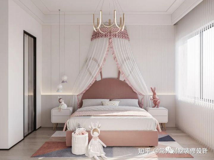 新中式极简轻奢风格别墅外观,320平别墅客厅装修效果图