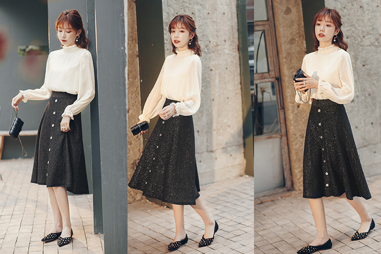 夏季时尚百搭减龄设计款雪纺衫,夏季爆款雪纺衫百搭时尚减龄