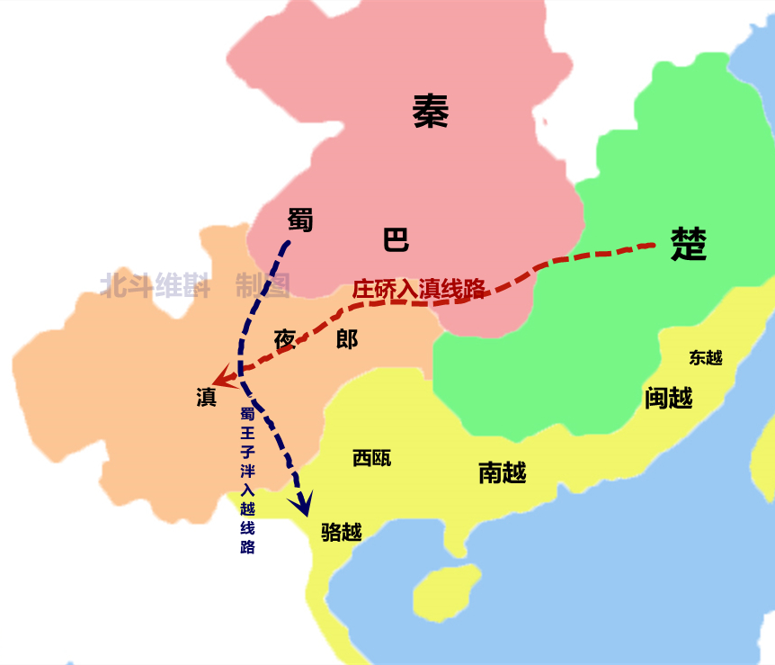 秦朝交趾是现在哪里,秦朝越南2个郡