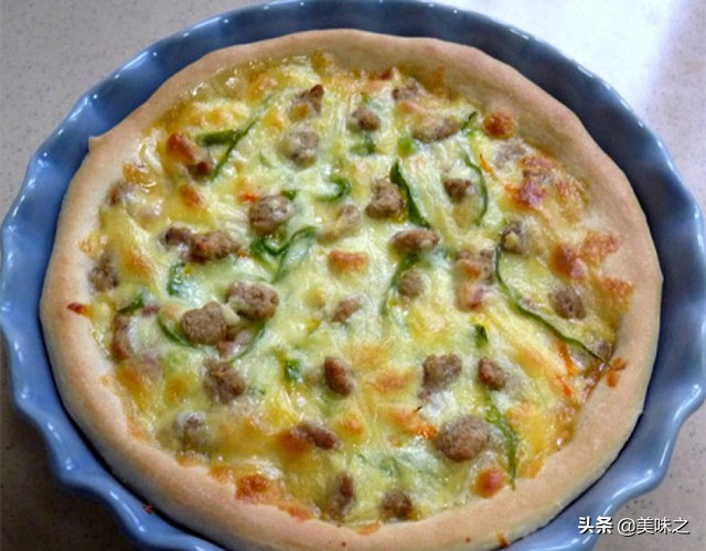 家常版披萨好吃不腻值得大家拥有,薄脆披萨最正宗的做法