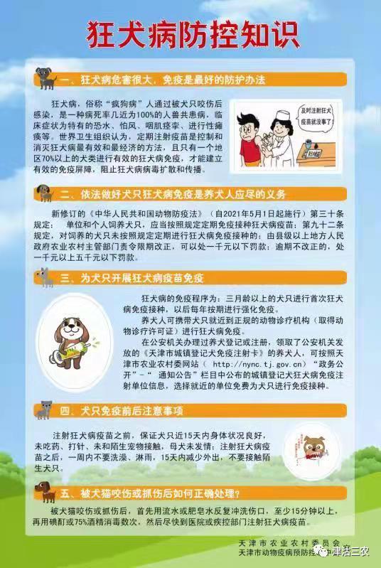 狂犬病防控知识培训,狂犬病防控知识调查问卷