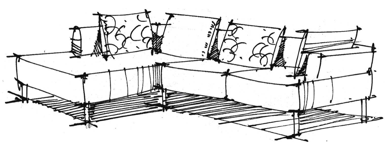 单体家具怎么绘制？分步骤教你画沙发和床，适合0基础临摹学习