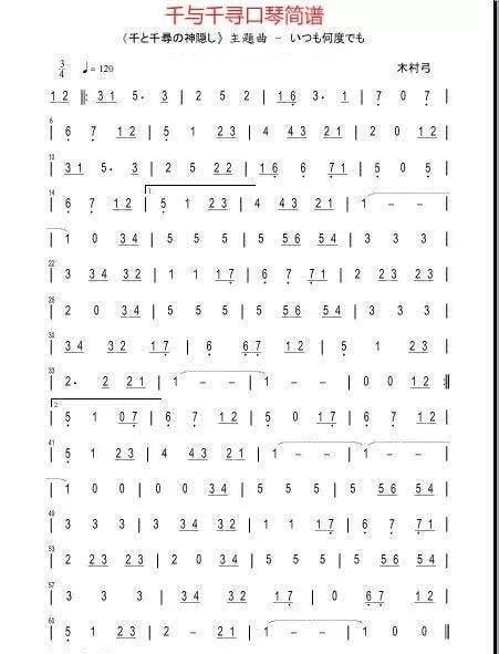 新手入门必练的口琴曲目,口琴新手必练100首简谱