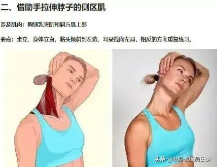 瘦斜方肌直角肩天鹅颈一周训练,女性斜方肌厚怎么治
