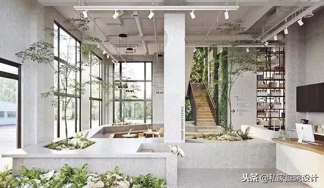 室内景观打造设计案例,做室内景观造景设计效果图