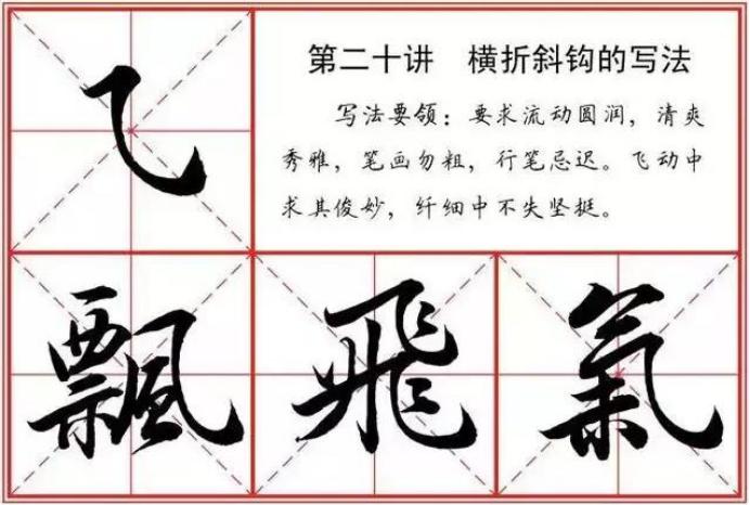 行书22个笔画怎么写,行书22个基本笔法