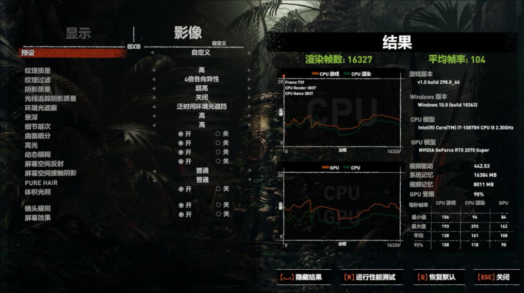 火影t6a测评13代i7,i7-10875h加rtx2070跑分