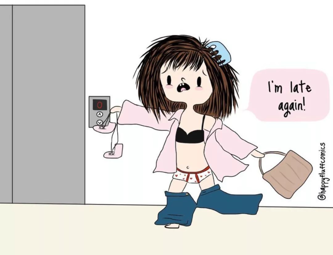 日常女性插画,女性插画生活日常