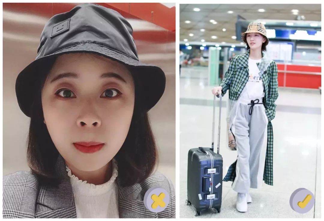 适合秋冬戴的巨显脸小的渔夫帽,渔夫帽戴对不仅时髦还显脸小