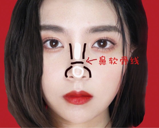 长鼻修短鼻影修容教程,鼻影修容教程鼻型