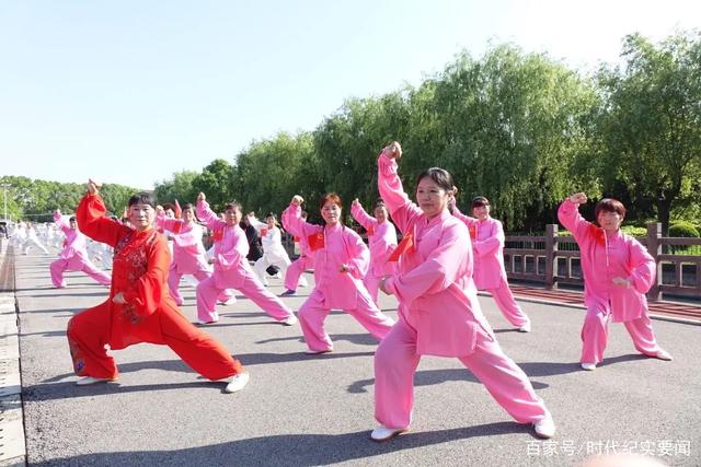 建党周年武术表演,上海太极拳建党100年表演