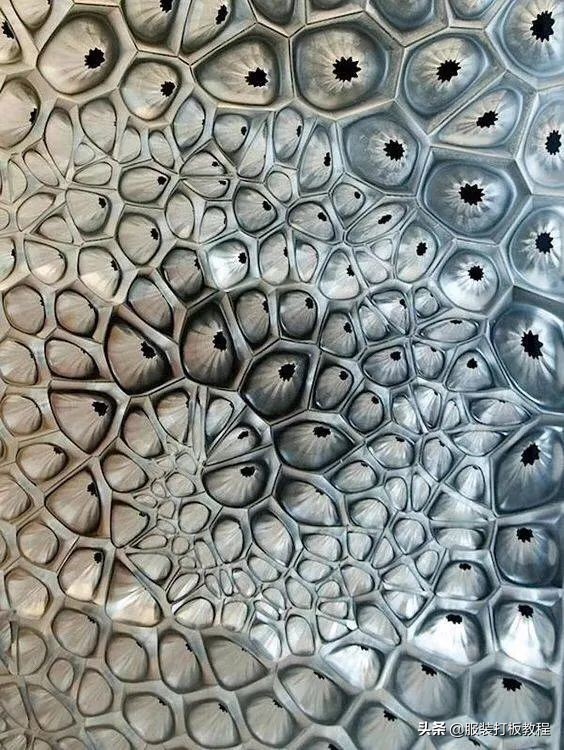 创意面料服装设计案例,服装面料肌理画图教程