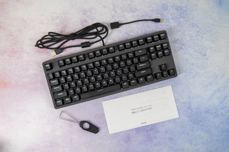 特别的数字键盘，小身板大功能，HEXCORE安妮87键RGB机械键盘体验