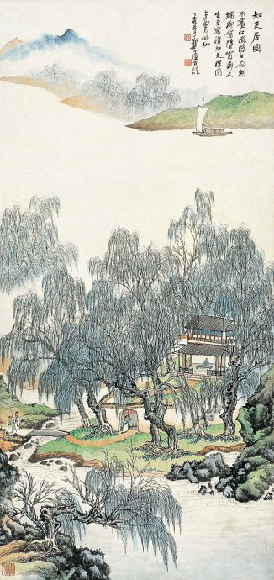 郑午昌花鸟,丝鬓散人郑午昌百幅绘画作品赏析