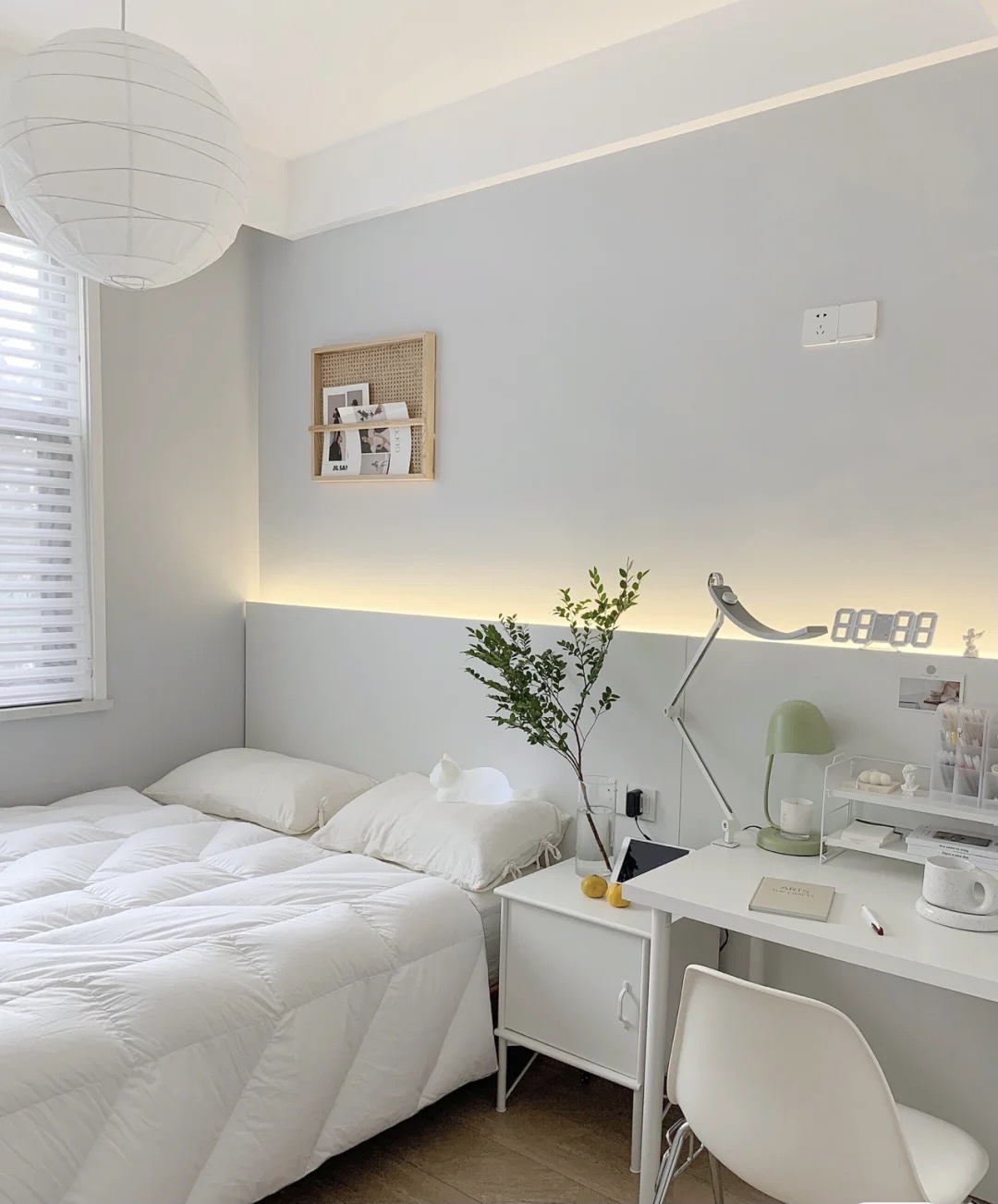 80平白色极简风,80平白色简约风格