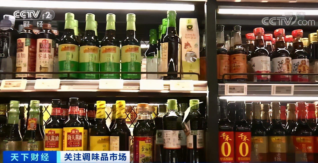 市场畅销的酱油醋,酱油调味料涨价