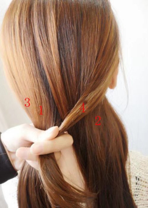 杨幂鱼尾辫图片大全,杨幂鱼尾辫造型亮相