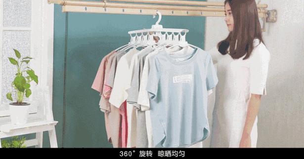 阳台装备晾衣架,不需要阳台也可以晾衣服的衣架