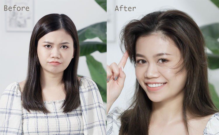 头发扁塌如何有蓬松感,拯救头顶头发扁塌卷发