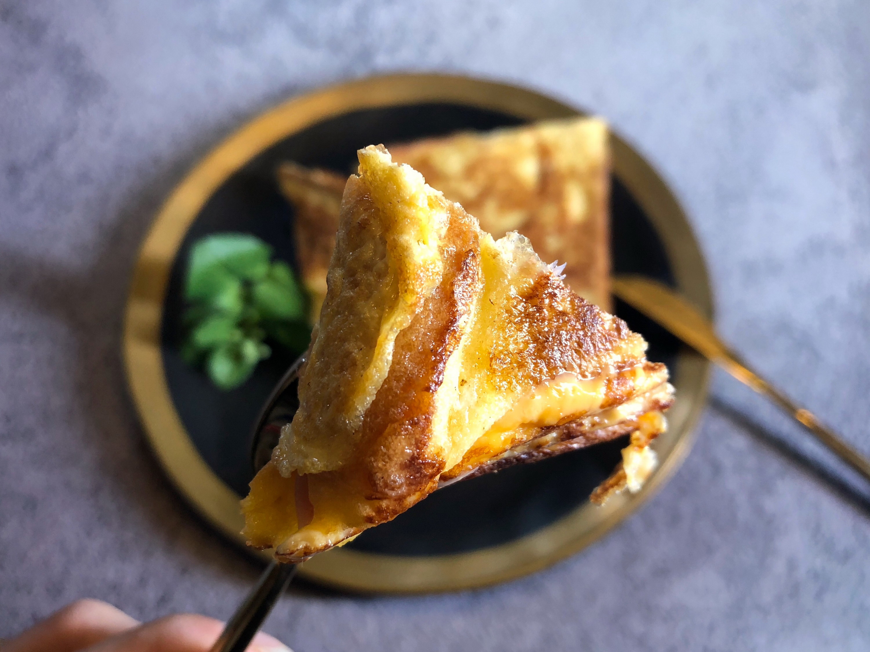 芝士火腿西多士做法空气炸锅,芝士火腿西多士