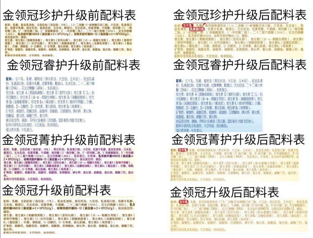 金领冠a2奶粉和金领冠珍护哪个好,金领冠珍护奶粉升级版