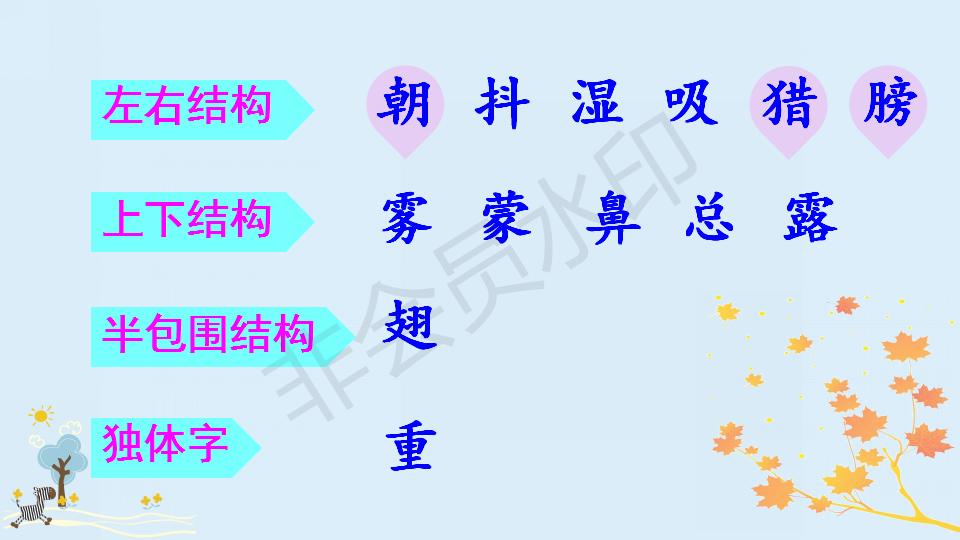 部编版父亲和鸟课件,父亲树林和鸟ppt教材解析