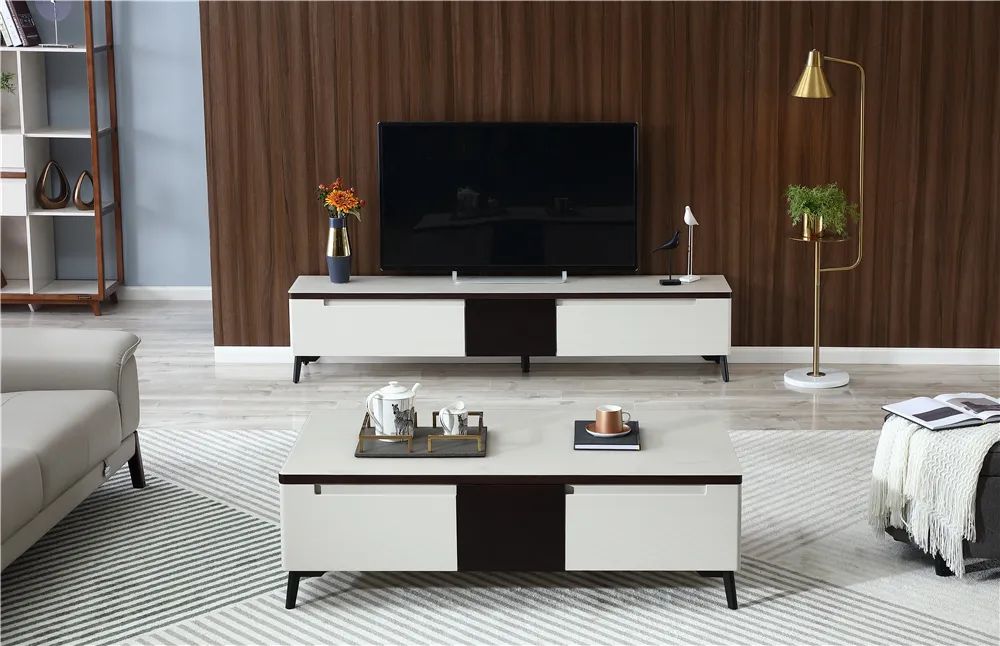 旋转伸缩餐桌岩板带电磁炉,可伸缩多功能电磁炉家用餐桌