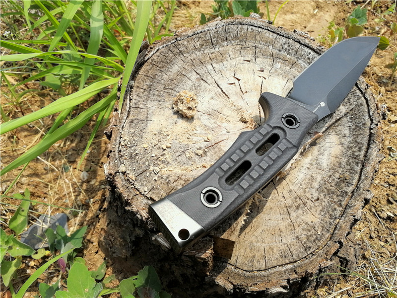 汉道洛克x生存刀暴力测试,户外生存实用工具推荐