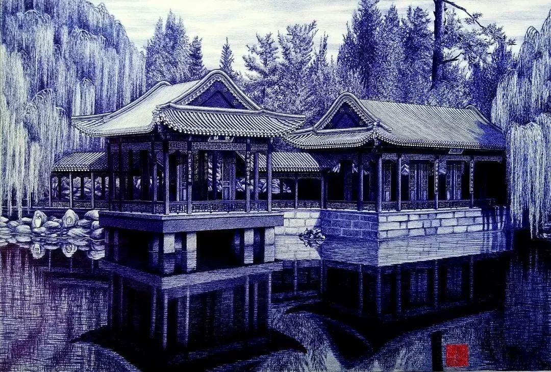 中国十大写实钢笔画作品,中国公认最漂亮钢笔字行草