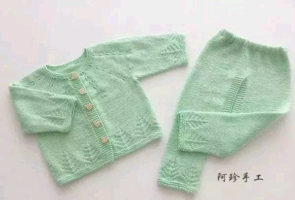 婴儿毛衣从上往下织视频,从上往下织婴儿套衫