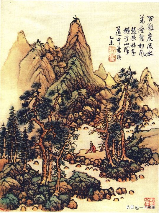 明画家蓝瑛溪山幽居图,明蓝瑛山水画全集