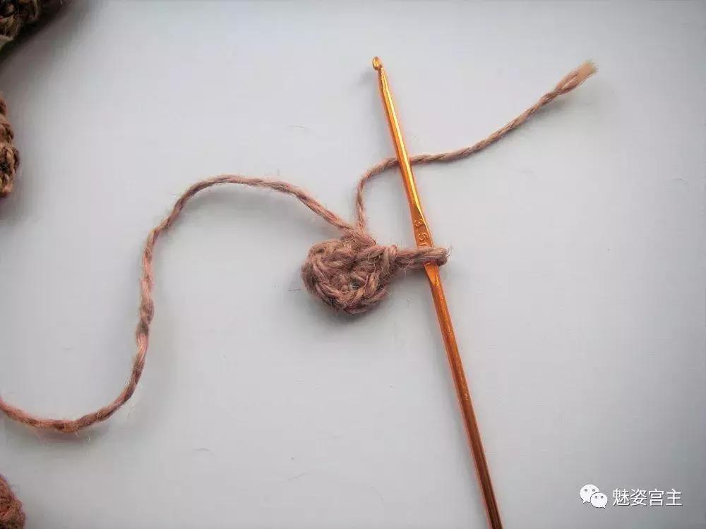 一柄钩针就可以完成的编织小物件,软萌可爱,教程详解