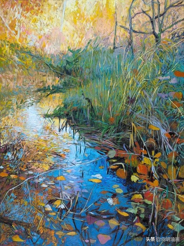 美国艺术家艾伦·迪特布兰特魔法森林的叶子沙沙作响