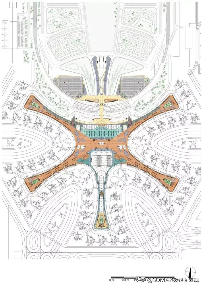 北京大兴机场总体设计方案,北京大兴机场设计图
