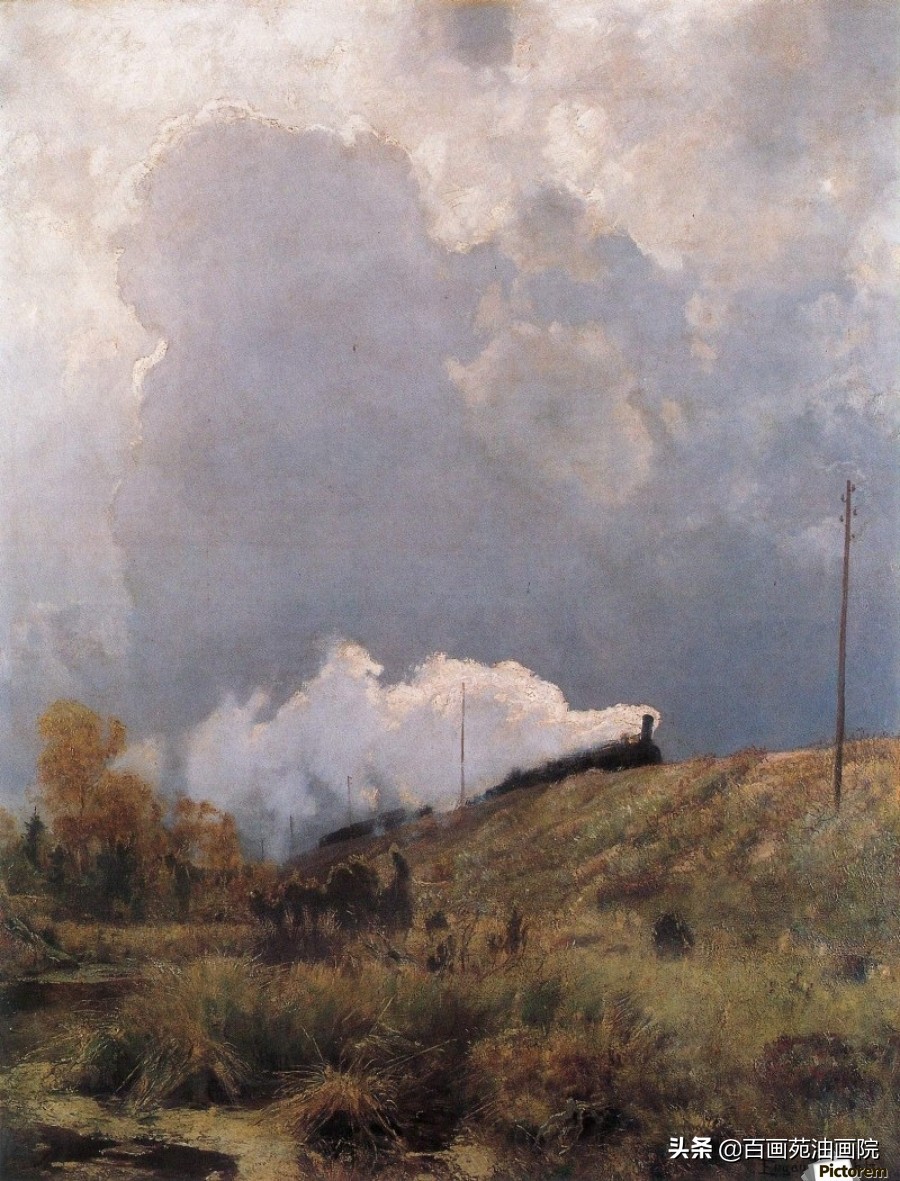 油画风景教程简单又好看,油画风景第一遍技巧