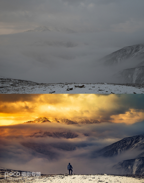 ps风景调色教程调出大片,ps烟雨风景大片效果