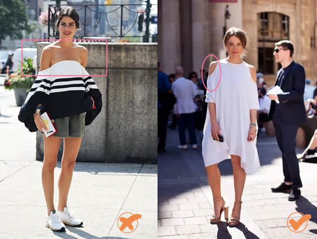 如何穿搭改善溜肩,长脖子溜肩怎么穿衣才好看