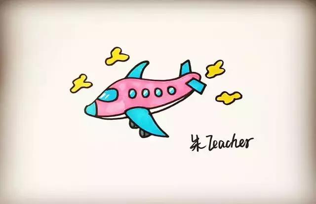 飞机简笔画中国机长,飞机简笔画100种