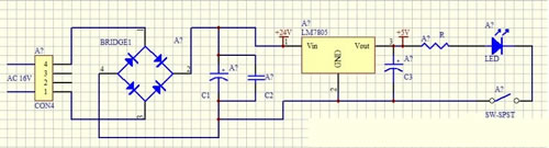 红蓝led交替闪烁电路图,简易交替闪烁灯电路图