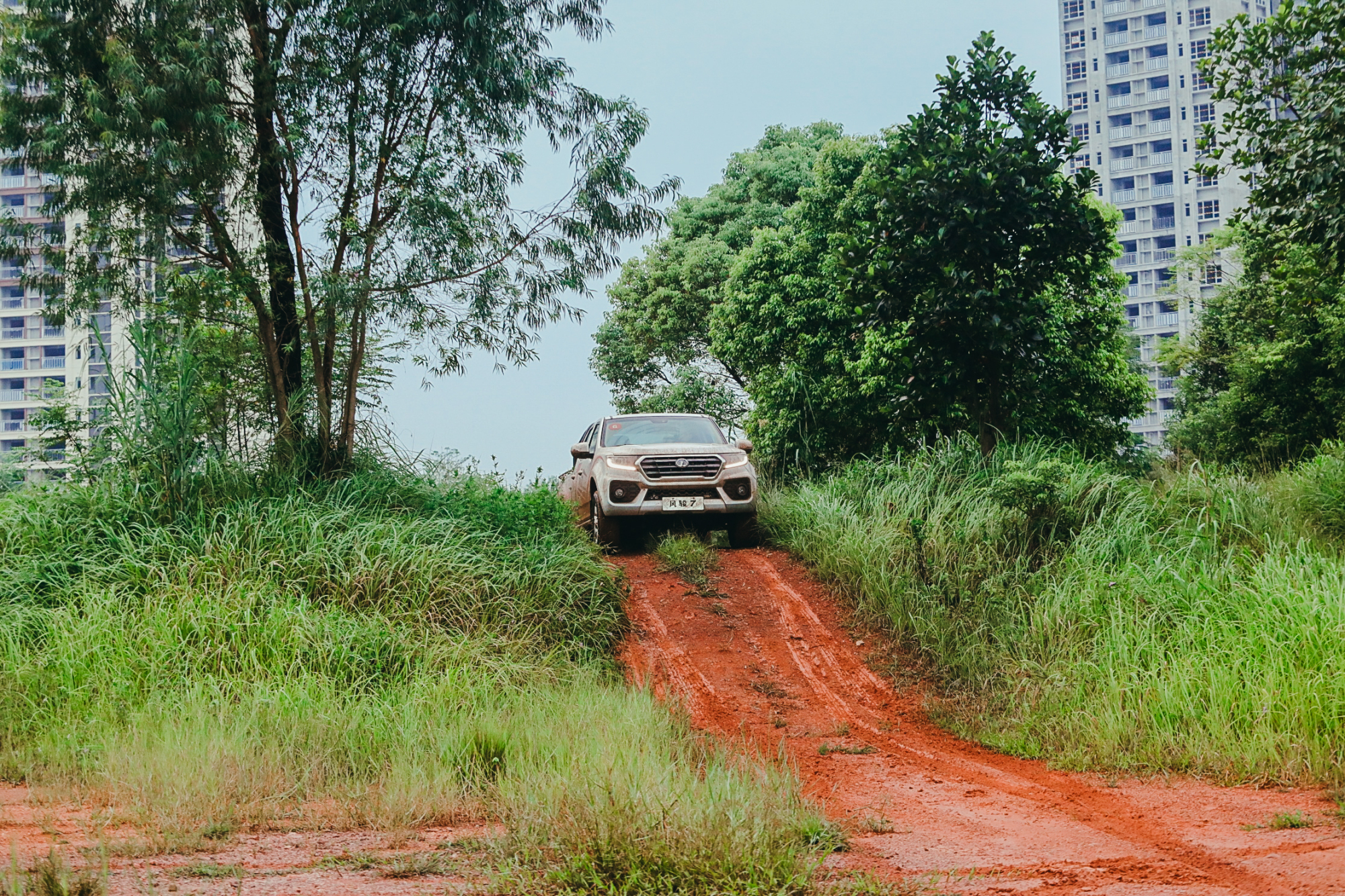 风骏7越野场地视频,越野柴油版试驾