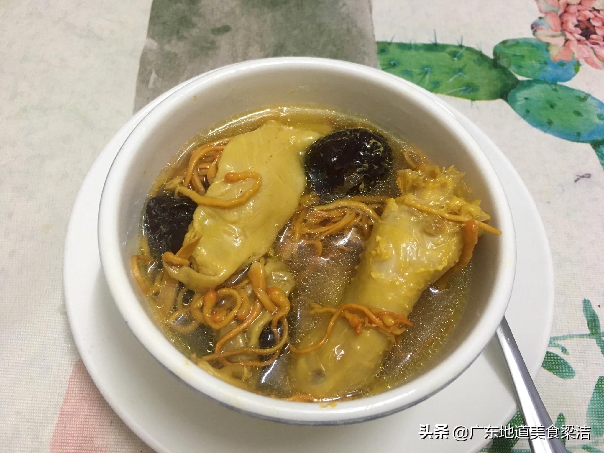 花胶虫草母鸡汤做法,广东花胶虫草花煲鸡汤的做法大全