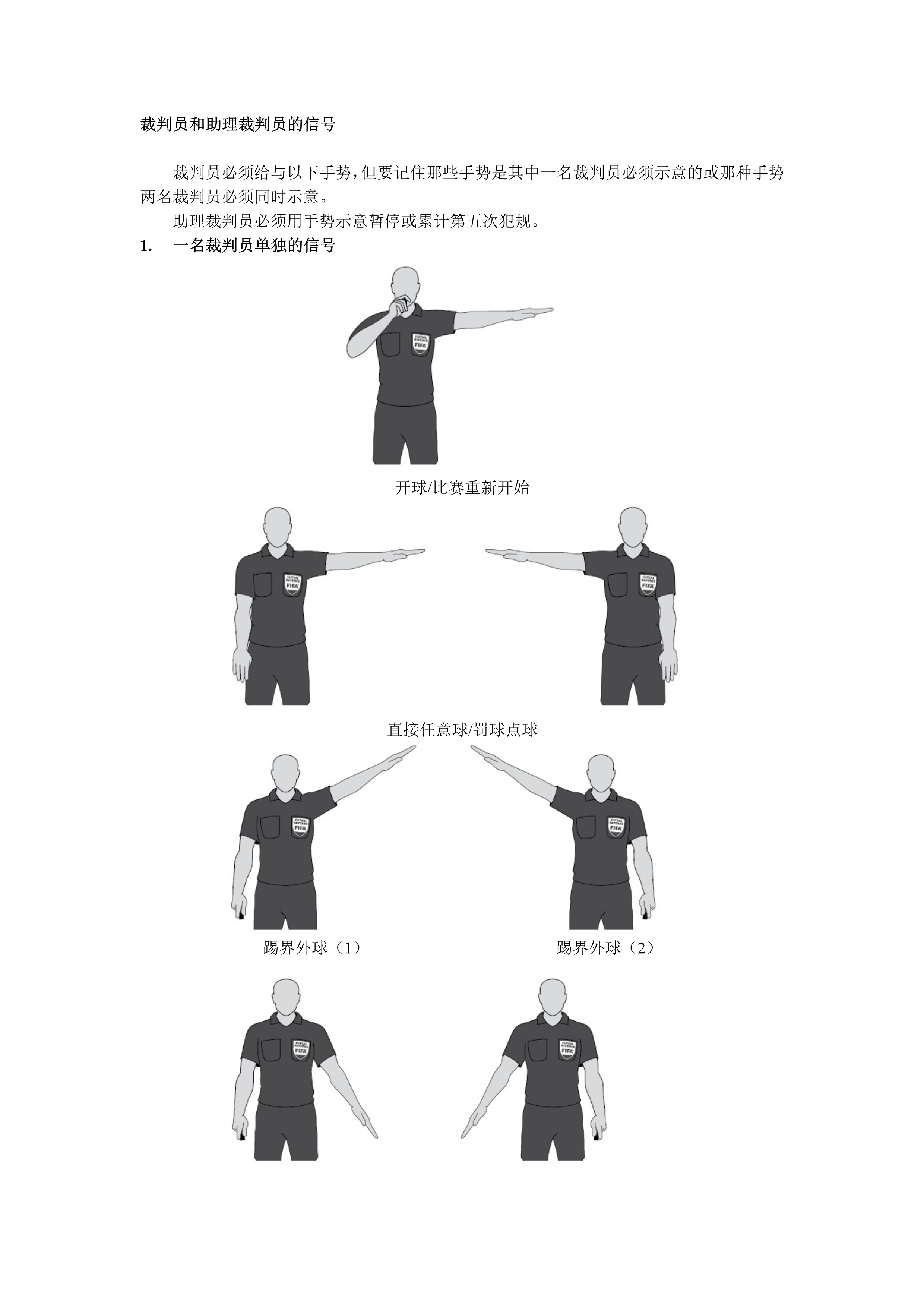 五人制裁判规则新版,室内五人制足球裁判教学